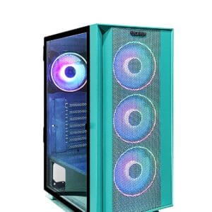 Carcasa Pro Gaming Jungle, Middle Tower, ATX, fara sursa, controller PWM-ARGB, telecomanda