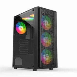 Carcasa Pro Gaming Dune, Middle Tower, ATX, fara sursa, controller ARGB