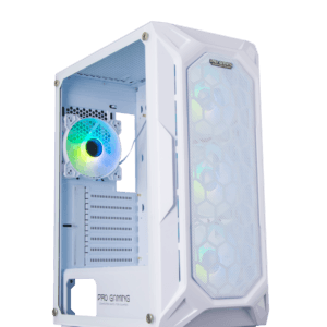 Carcasa Pro Gaming Hive White, Middle Tower, ATX, fara sursa