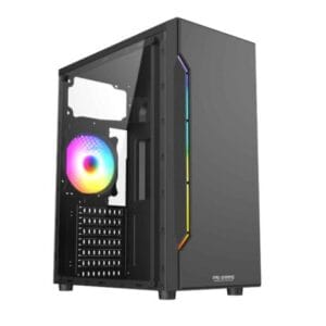 Carcasa PRO GAMING Cyber, Middle Tower, ATX, Fara Sursa, 1X ARGB FAN