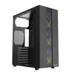 Carcasa PRO GAMING JAX, Middle Tower, ATX, Fara Sursa, 3X ARGB FAN