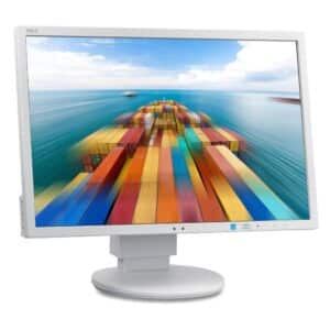 Monitor second hand LED widescreen Nec EA223WM, 22 inch, Grad A, stand ingalbenit
