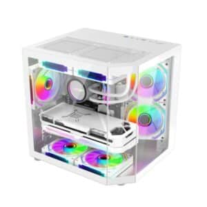 Sistem Desktop Pc Gaming Alma Intel Core I5 14400F pana la 4.7Ghz, 16GB RAM DDR4, 512GB SSD, Placa Video AMD RX Vega 56 8GB