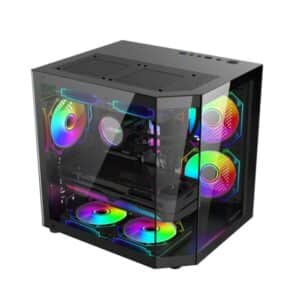 Sistem Desktop Pc Gaming Alma Intel Core I5 14400F pana la 4.7Ghz, 16GB RAM DDR4, 512GB SSD, Placa Video NVIDIA RTX 3050 6GB